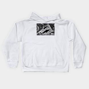 Whale Map Kids Hoodie